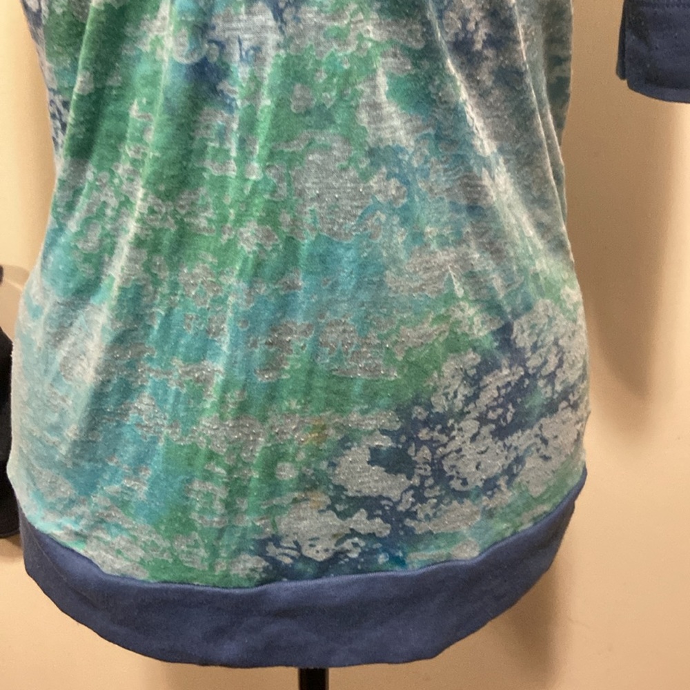 JR’s Hoodie Burnout Top 3/4 sleeves XL Almost Famous - Picture 6 of 7